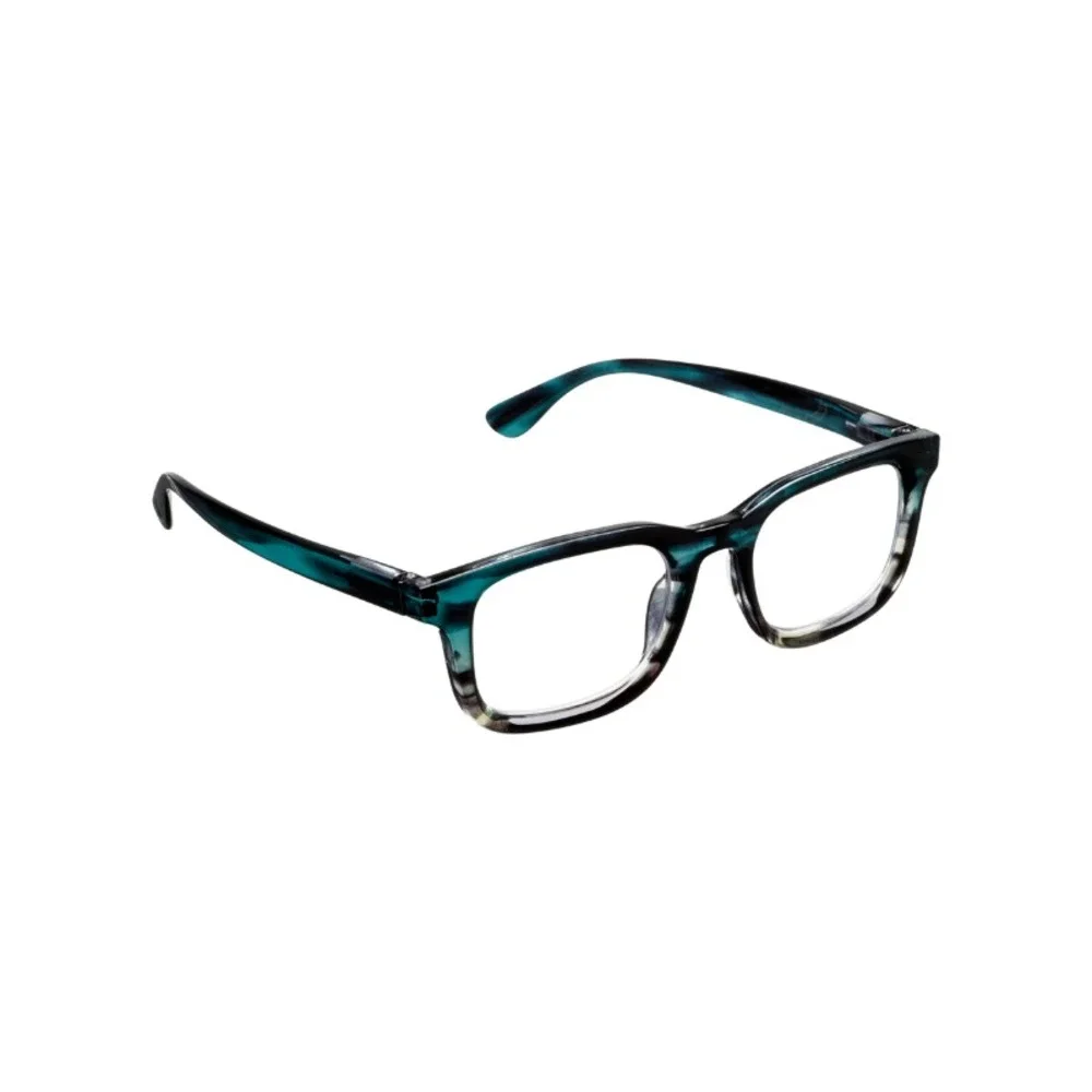 New Teal Ombre Peepers Blue Light Filtering Readers +2.25